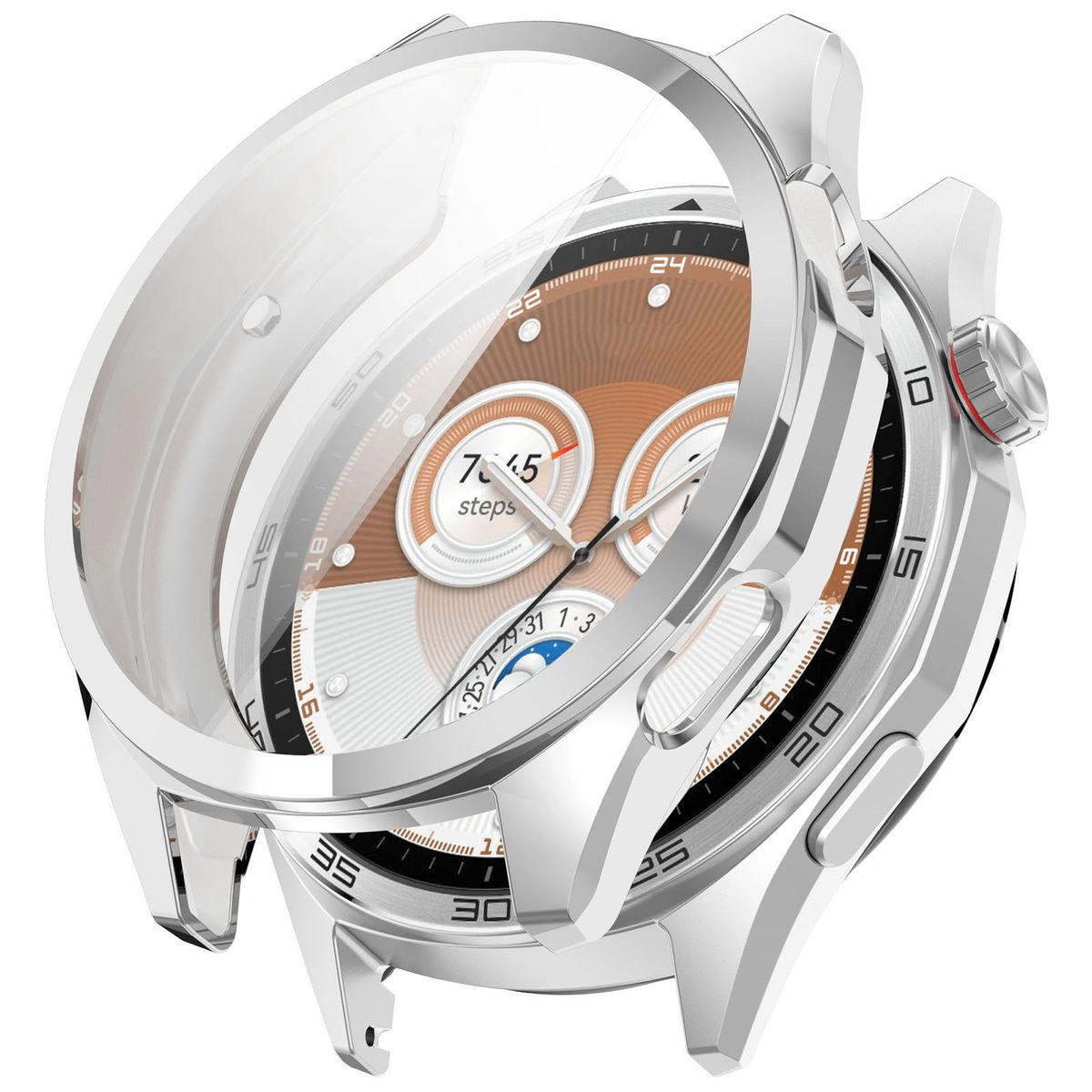 Plecki ze szkłem Bizon Case Watch Felipe dla Huawei Watch GT6 46 mm